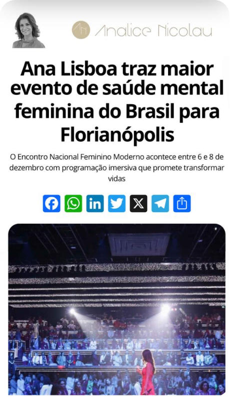 Ana Lisboa com Analice Nicolau