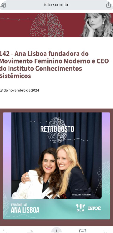 Ana Lisboa na IstoÉ